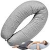 SEI Design Stillkissen Stillkissen Seitenschläferkissen Babynestchen Kuschelnest XXL 190x30, Schwangerschaftskissen mit Bezug, Schwangerschaftskissen mit Bezug, Babynest XXL ist als Bettschlange & Bettumrandung verwendbar Bild 4