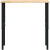 vidaXL Werkbank 100x60x(71,5-98) cm Massivholz Eiche 3309695 Bild 4