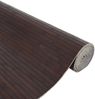 vidaXL Teppich Rechteckig Dunkelbraun 80x100 cm Bambus 376773 Bild 4