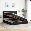 vidaXL Aufbewahrungsbett mit Matratze Schwarz 180 x 200 cm Polyester 3371861 Bild 4