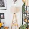 hofstein Stehlampe Boho-Style Stehlampe aus Holz/Stoff in Natur/Beige/Weiß, Höhe 153 cm, ohne Leuchtmittel Bild 2