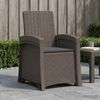 vidaXL Liegesessel Garten Rattan-Optik Hellgrau und Anthrazit PP 8012013 Bild 1