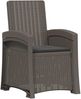 vidaXL Liegesessel Garten Rattan-Optik Hellgrau und Anthrazit PP 8012013 Bild 2