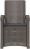 vidaXL Liegesessel Garten Rattan-Optik Hellgrau und Anthrazit PP 8012013 Bild 3