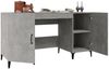 vidaXL Schreibtisch Betongrau 140x50x75 cm Holzwerkstoff 812775 Bild 5