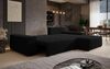 AX LIVING Ecksofa mit Schlaffunktion Alvorada 280 cm schwarz Bild 2