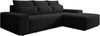 AX LIVING Ecksofa mit Schlaffunktion Alvorada 280 cm schwarz Bild 4