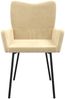 Esszimmerstühle 2 Stk. Creme Samt [344807] Bild 5