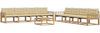 vidaXL Outdoor-Sofagarnitur 9 pcs Weiß und Beige 79 x 79 x 37 cm 3388539 Bild 2