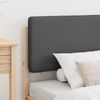 vidaXL Bettgestell mit gepolstertem Kopfteil Dunkelgrau 75 x 190 cm 877950 Bild 3