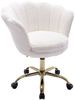 WAHSON OFFICE CHAIRS Loungesessel Bürostuhl Kunstfell Drehstuhl mit Rollen Bild 1