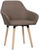 vidaXL Esszimmerstühle 2 Stk. Braun Stoff [283462] Bild 2