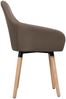 vidaXL Esszimmerstühle 2 Stk. Braun Stoff [283462] Bild 3