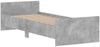 vidaXL Bettgestell Betongrau 75x190 cm Holzwerkstoff 835949 Bild 3