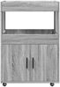 vidaXL Barwagen Grau Sonoma 60x39,5x89 cm Holzwerkstoff 848274 Bild 4