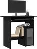vidaXL Schreibtisch Schwarz Eichen-Optik 80x45x74 cm Holzwerkstoff 862007 Bild 4