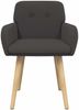 vidaXL Esszimmerstühle 2 pcs Bouclé Dunkelgrau 59 x 57 x 85 cm 42034327 Bild 4