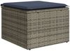 vidaXL 8-teiliges Gartensofa-Set mit Kissen, grau, Polyrattan 3220510 Bild 5