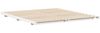 vidaXL Bettrahmen Weiß 200 x 200 cm Massives Kiefernholz 873059 Bild 4