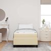 vidaXL Boxspringbett Creme 100 x 200 cm Stoff 3398841 Bild 3