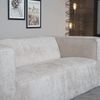 Bronx71 Chenille Sofa Memphis 2,5-Sitzer weiß/beige Bild 5