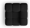 Micadoni Eckmodul Bellis Rechts 3D-Stoff Sonic Schwarz Bild 3