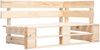 vidaXL Outdoor-Ecksofa Paletten Kiefernholz Imprägniert 3066605 Bild 2