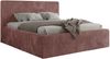 MKS Möbel 'Tiliano Classic' Polsterbett mit Stauraum, Cordstoff, Rosa, 160x200 cm, ohne Matratze Bild 5