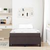 vidaXL Boxspringbett Dunkelbraun 120 x 190 cm Stoff 3398846 Bild 3