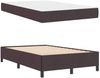 vidaXL Boxspringbett Dunkelbraun 120 x 190 cm Stoff 3398846 Bild 4