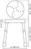 Ridder Badhocker Go zementgrau Maße: ca. 50 x 34,9 - 52,5 cm Bild 4
