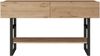 Konsolentisch Lappeenranta 139x43x76cm Eiche/Schwarz [en. casa] Bild 3