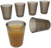 MamboCat Glas 6x ToGo Kunststoff-Wassergläser grau 230 ml Camping Geschirr Outdoor, Kunststoff Bild 2