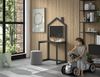 Kinderschreibtisch Kapua 80x50x151 Massivholz Anthrazit Bild 2