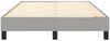 vidaXL Polsterbett, Stoff, 25,0 cm, Hellgrau, 120x200 cm, mit Lattenrost, Schwarz Bild 5
