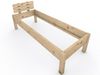 Zirbenbett "Zirben-Liesl" 70 x 190 cm Holzbett Massivholzbett Bett Bild 2