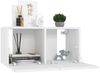 5-tlg. TV-Schrank-Set Weiß Spanplatte [3078653] Bild 4