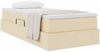 vidaXL Aufbewahrungsbett mit Matratze Creme 90 x 190 cm Polyester 3370198 Bild 3