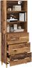 vidaXL Highboard Altholz 69,5 x 32,5 x 180 cm Holzwerkstoff 3415807 Bild 3