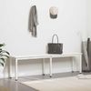 vidaXL Bank Weiß 160 x 35 x 45 cm Massives Kiefernholz 892776 Bild 3