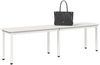 vidaXL Bank Weiß 160 x 35 x 45 cm Massives Kiefernholz 892776 Bild 2