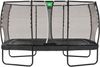 EXIT Trampolin Allure Premium rechteckig 244x427 cm Schwarz mit Premium Sicherheitsnetz Bild 4