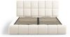 Micadoni Stauraumbett mit Kopfteil Bellis Samtstoff Bluvel Hellbeige 200x200 Bild 3