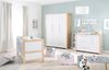 roba Wandgarderobe 'Maren 2' - Wandregal im Baby- & Kinderzimmer - 1 Ablage - 5 Haken - Holz - Lichtgrau Bild 4