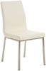 CLP 2er Set Esszimmerstühle Colmar Edelstahlgestell,creme Bild 2