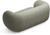 Micadoni Sofa Kate 2-Sitzer Strukturierter Stoff Moßgrün Melange Bild 3