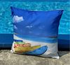 heimtexland Â® Outdoorkissen Lotus Effekt 45x45 Garten Dekokissen Wasserabweisend Outdoor Lounge Deko Kissen Typ742 SÃ¼dsee Kajak Bild 2