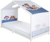 roba Bezug für Montessori Hausbetten 90 x 200 cm im Paw Patrol Design - Passendes Zubehör zum Umbau in Himmelbett - Inkl. 3 Aufbewahrungstaschen & Dachfenster Bild 2