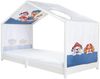 roba Bezug für Montessori Hausbetten 90 x 200 cm im Paw Patrol Design - Passendes Zubehör zum Umbau in Himmelbett - Inkl. 3 Aufbewahrungstaschen & Dachfenster Bild 4