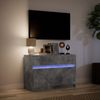 vidaXL TV-Schrank mit LED-Beleuchtung Betongrau 91x34x61 cm 852183 Bild 5